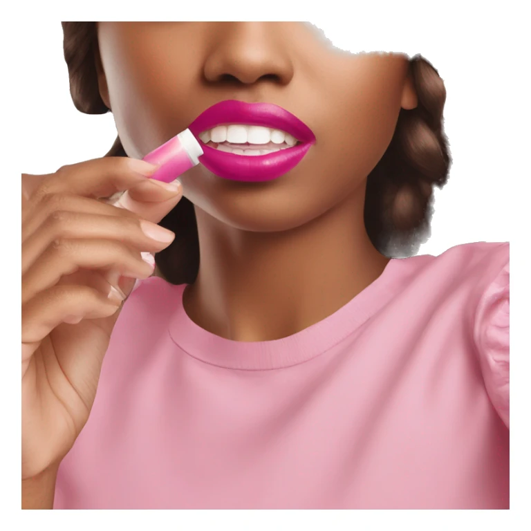summer friday's pink sugar lip balm sticker