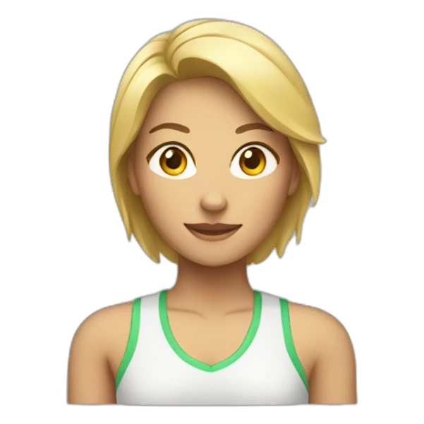 trainer female sticker