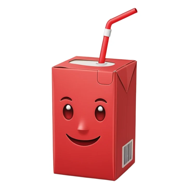 juice box RED sticker