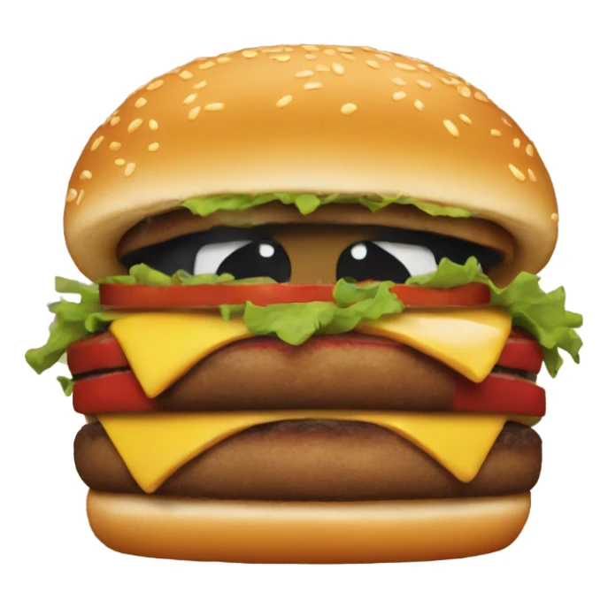 Evil burger  sticker
