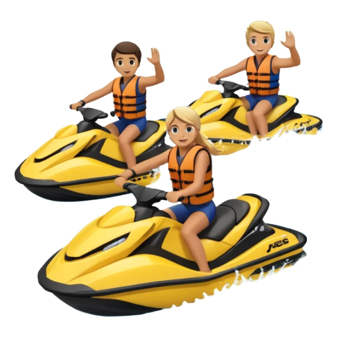 jet ski riders sticker