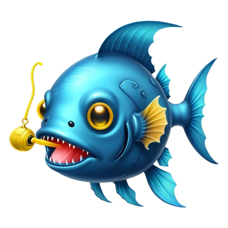 Anglerfish cute  sticker