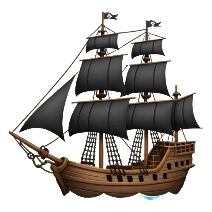 pirate ships sticker