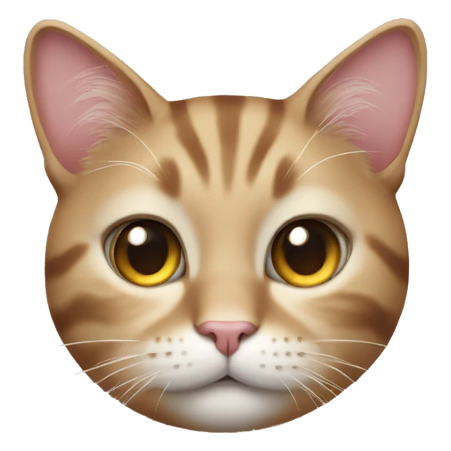 cat with an iphone 15 pro max sticker