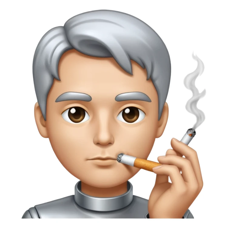 sorayama smoking chrome sticker