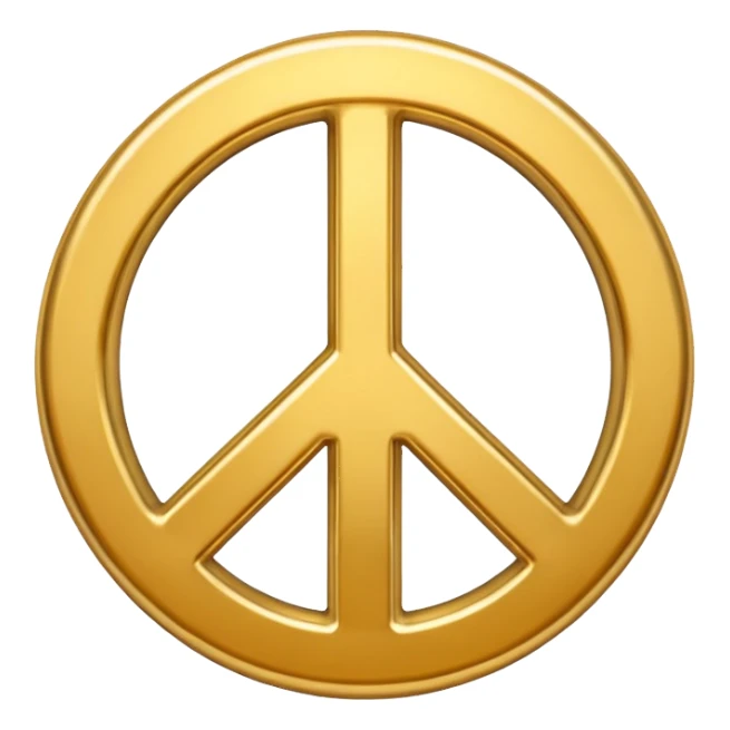 peace sign sticker