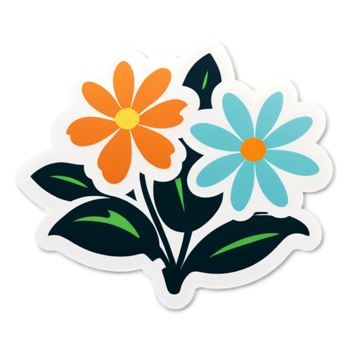 Flores  sticker