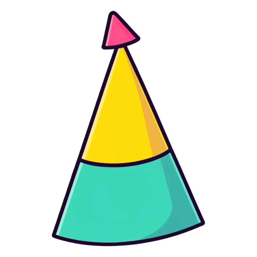 party hat sticker