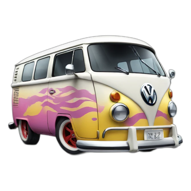 Volkswagen Kombi Dragster sticker