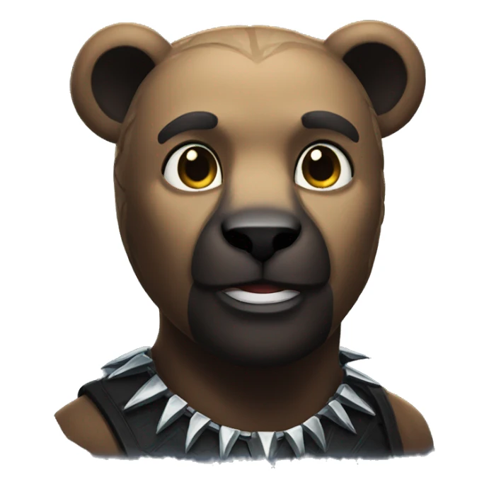  BEAR black panther marvel sticker