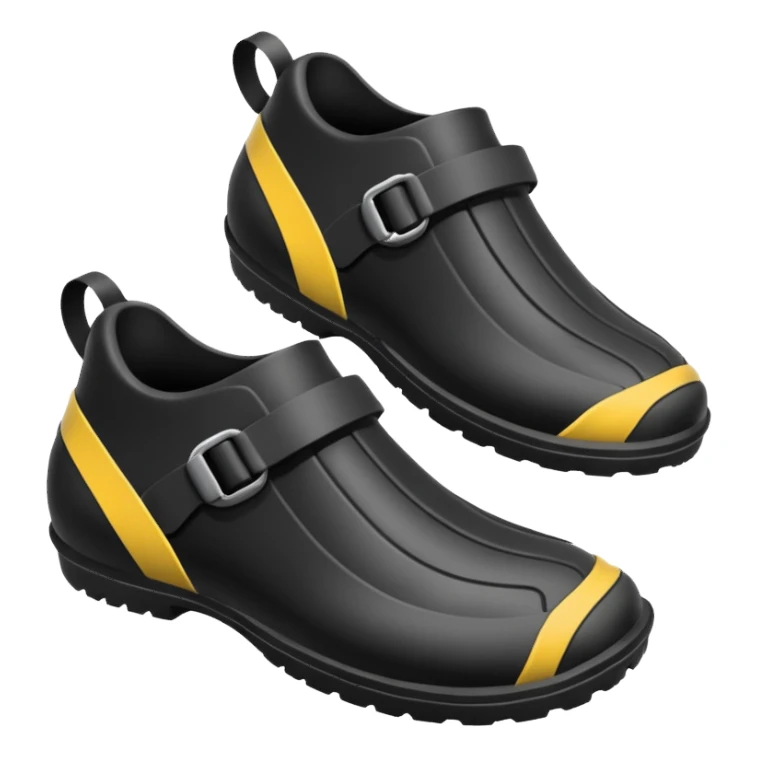 Diving shoes sticker