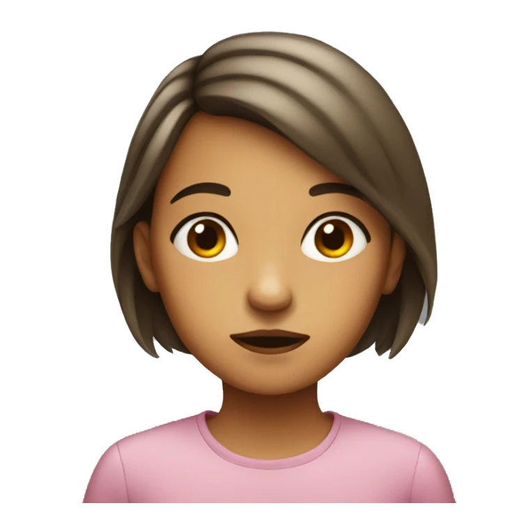 girl giving side eye sticker