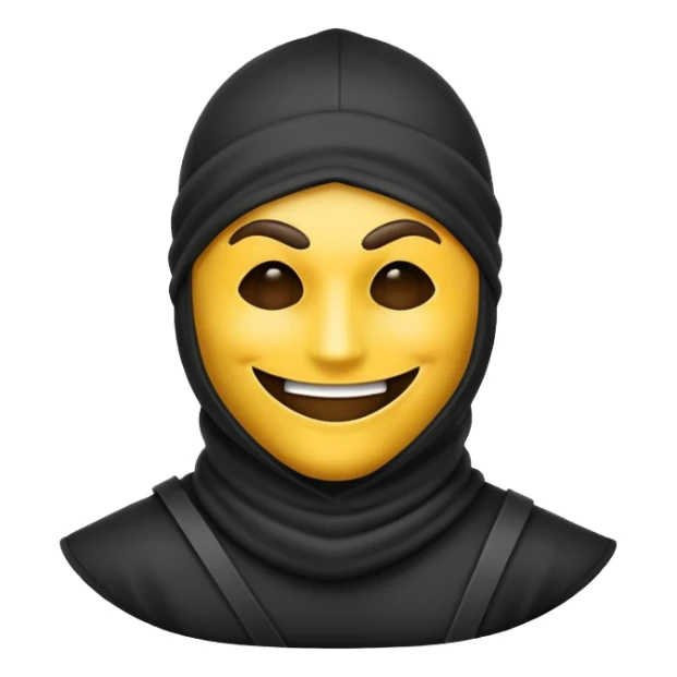 The robber emoji sticker