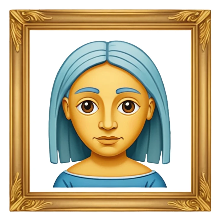  picasso painting frame sticker