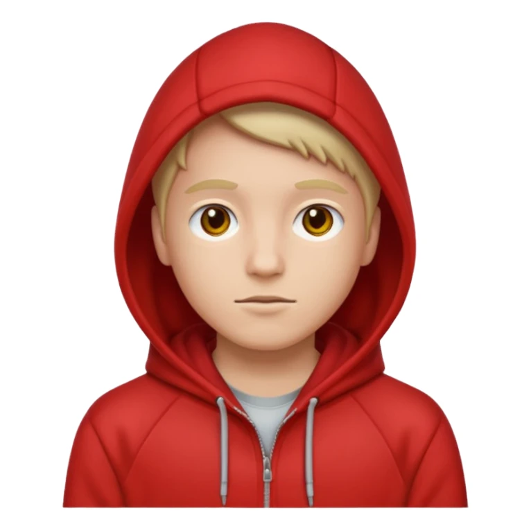 red hoodie sticker