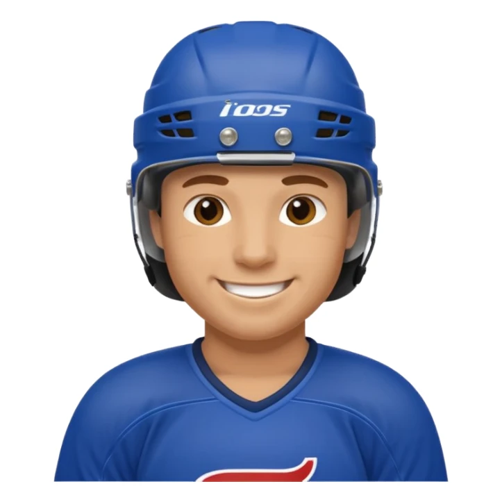 hockey player sticker
