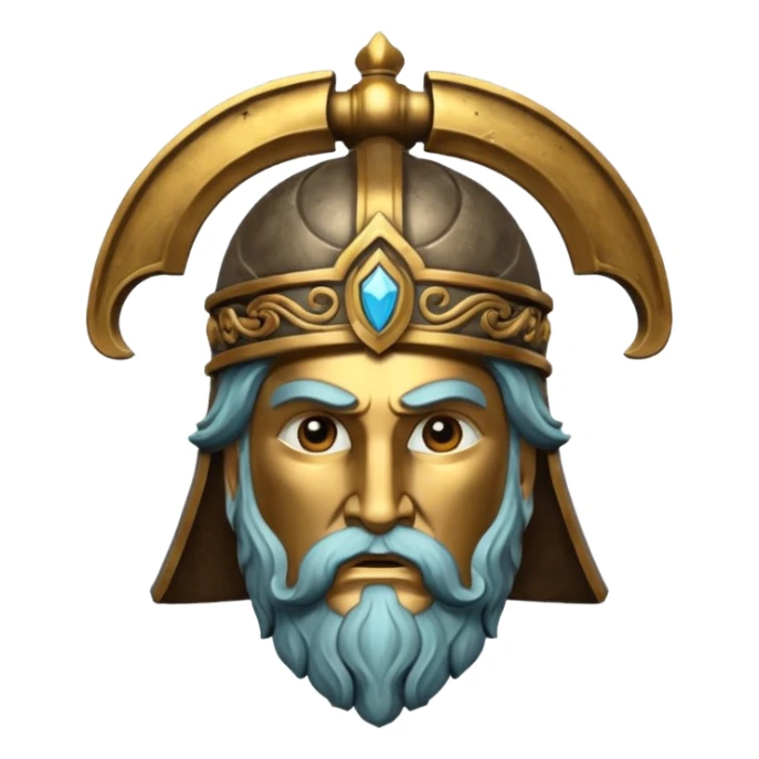 zeus helmet
 sticker