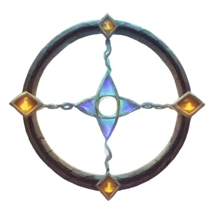 magic circle sticker