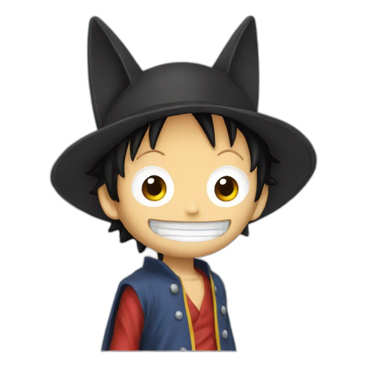 Luffy bat sticker