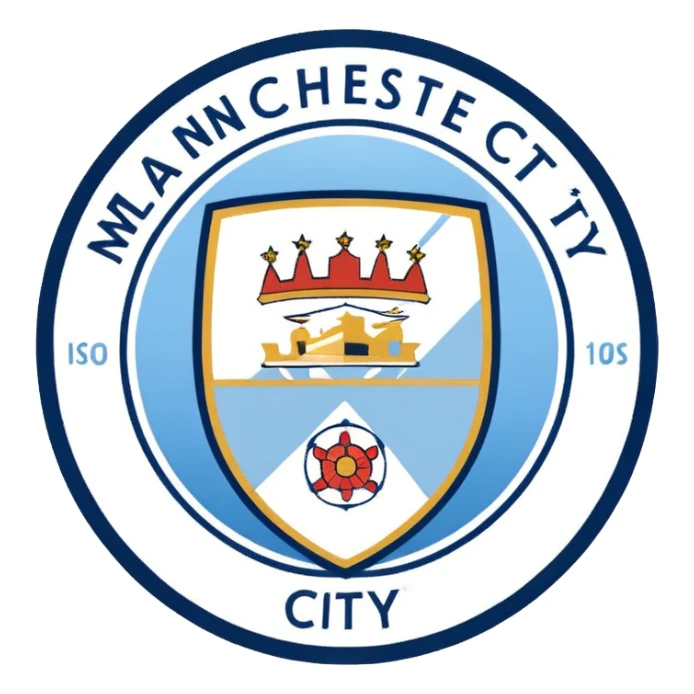 Manchester City logo sticker