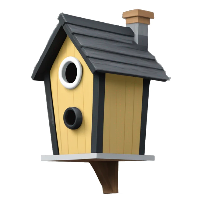 Addams house birdhouse  sticker