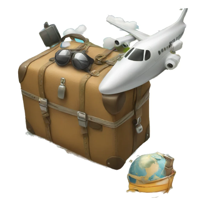 world travelling sticker