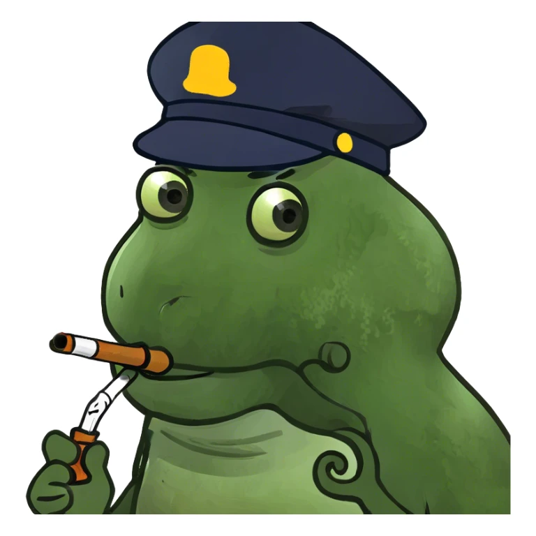 octopus smoking sticker