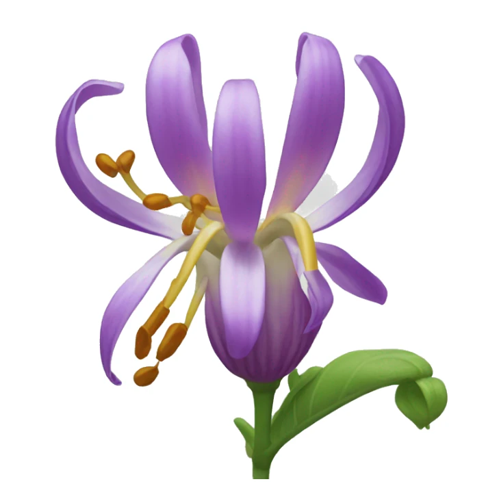 Honeysuckle flower sticker