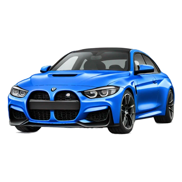blue M4 Competition 4 door sticker