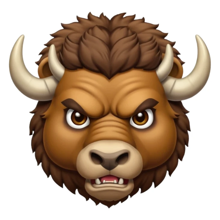 Angry buffalo, taking my money sticker