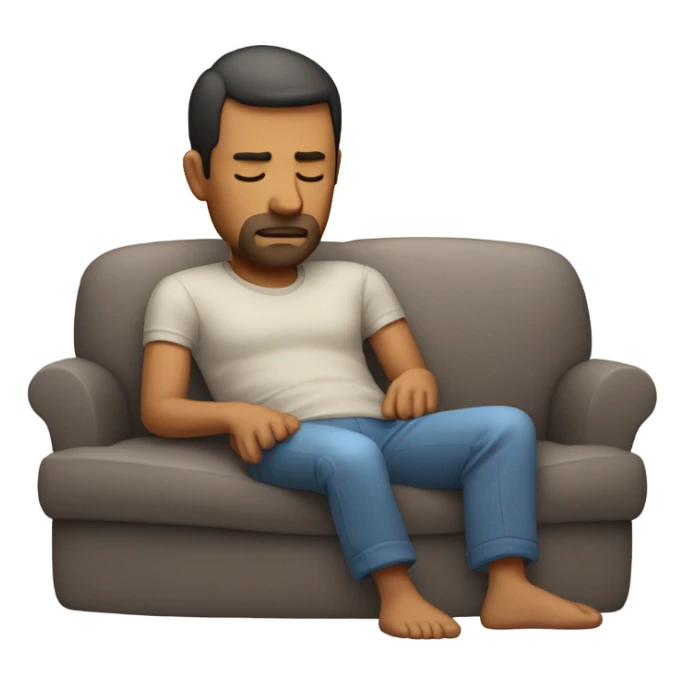 Sleepy dad sticker