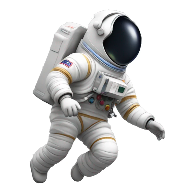 quero um astronauta dançando sam sticker