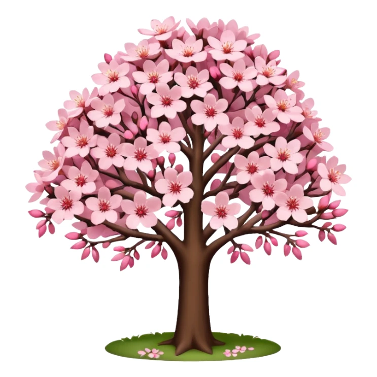 sakura tree sticker