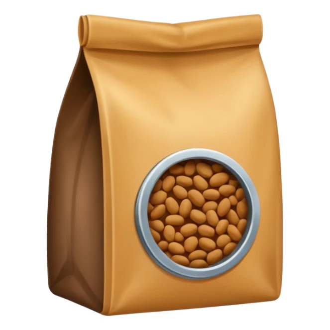 Pet food bag, kibble or pellets sticker
