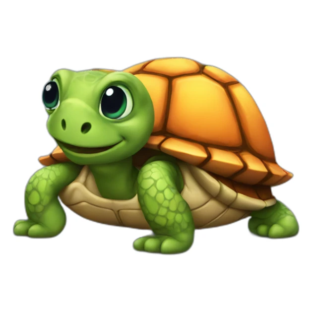 Turtel Halloween sticker