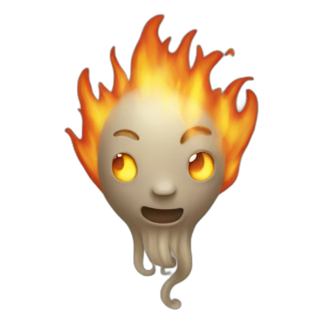 Poulpe de feu sticker