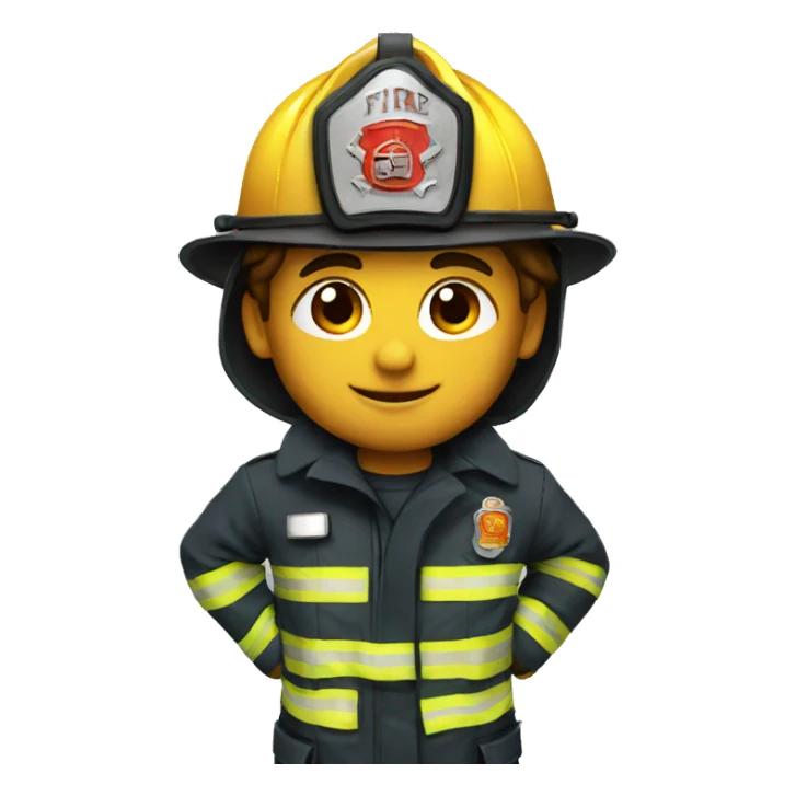 Fire fighter sticker