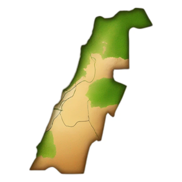 Palestine map sticker