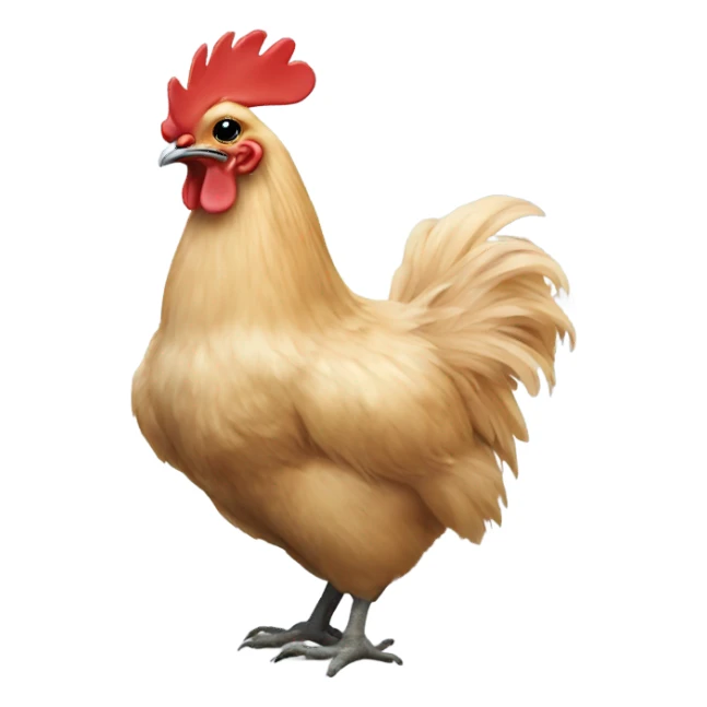 Silkie chicken sticker