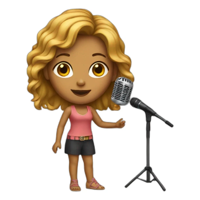 studio-singer-female sticker