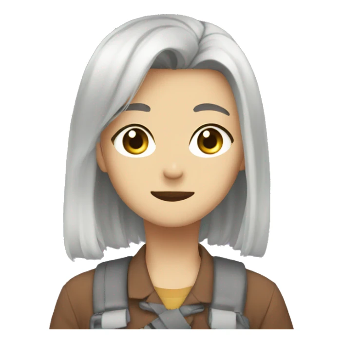 anime with GG text sticker