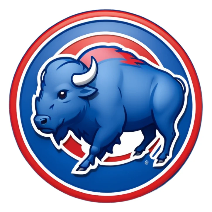 Buffalo bills logo sticker