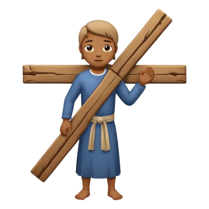 Carry your cross sticker