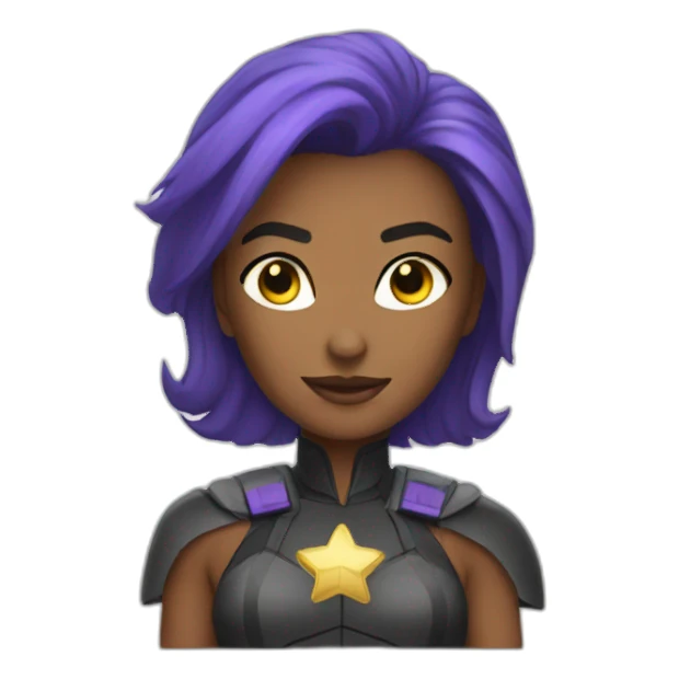 Une super heroine sticker