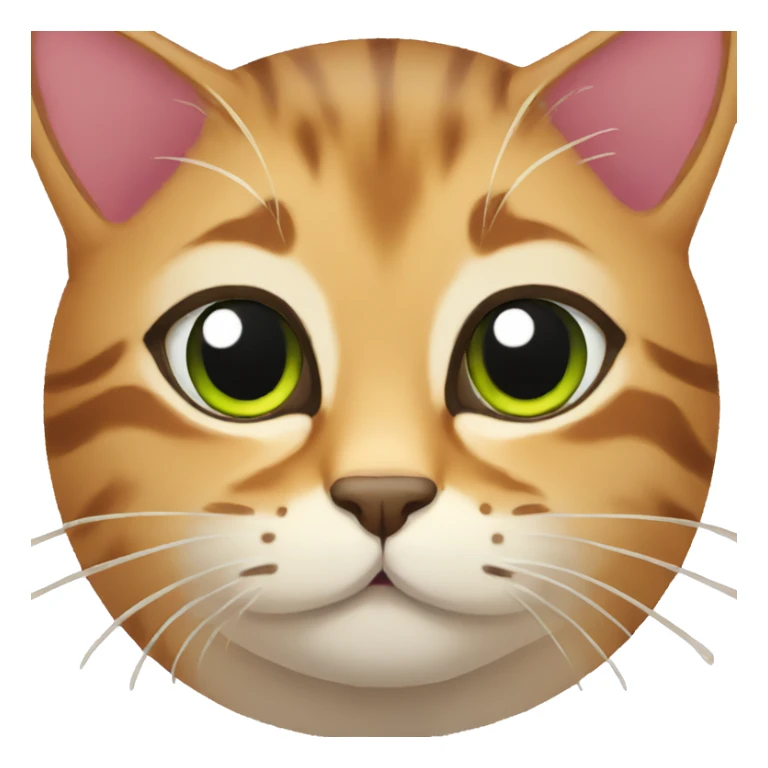 Rainbow tabby cat sticker