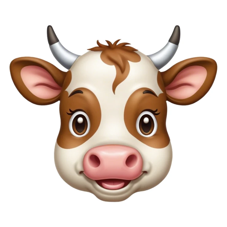 Happy cow sticker