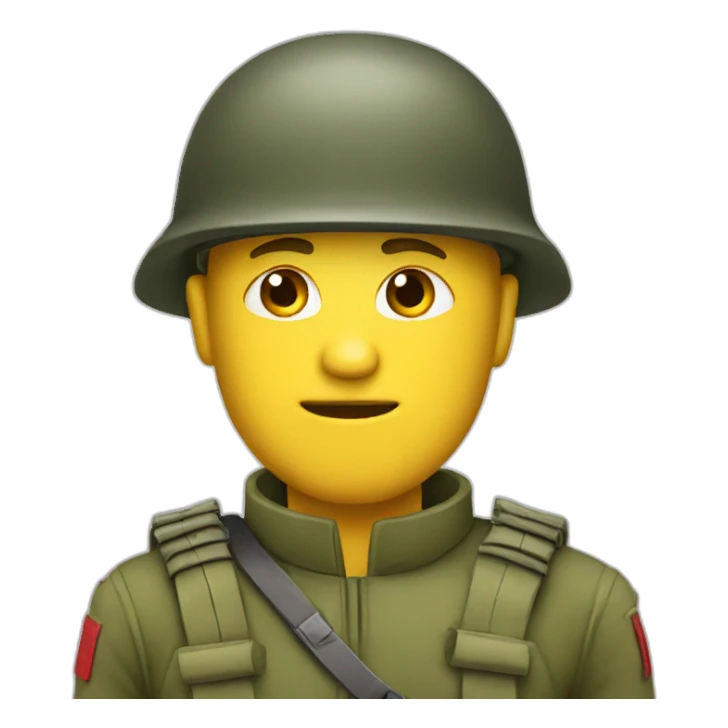 emojis soldat sticker