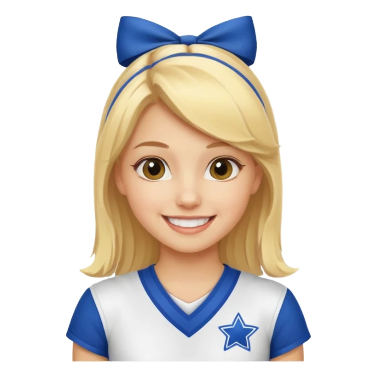 Una niña porrista sticker