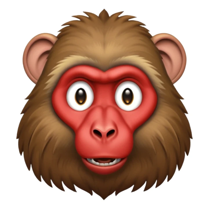 baboon sticker