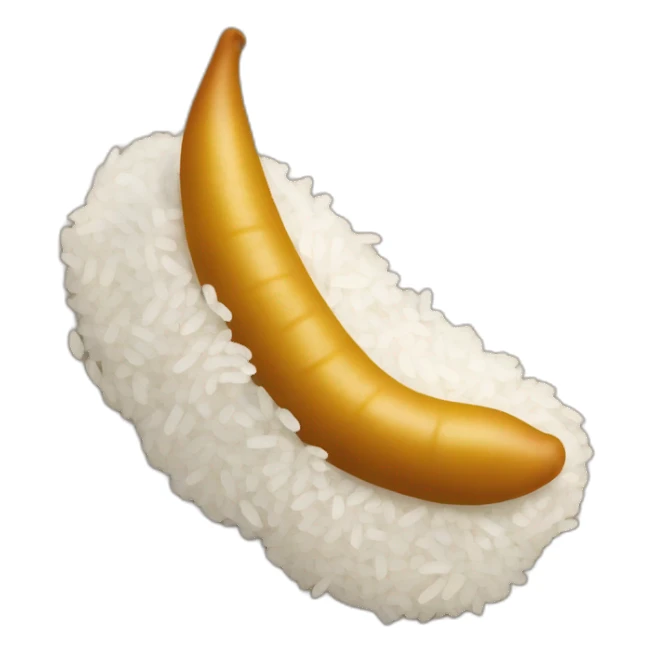 Phallic curry and rice nice sticker